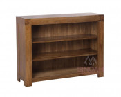 Chunky Solid Wood Small Bookcase Bookshelf