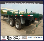 Cimc 02 Axles Flat Bed Semi-Trailer