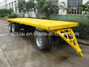 Cimc 3 Axles Flatbed Draw Bar Cargo Trailer