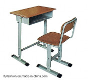 Classic Cheap Single Student Desk and Chair School Desk