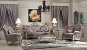 Classical Wooden Bedroom Furniture Sofa Set