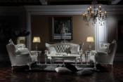 Classical Wooden Living Room Furniture Sofa Set