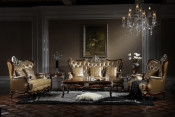 Classical Wooden Livingroom Furniture-Lf-a Sofa Set