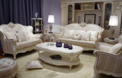 Classical Wooden Livingroom Furniture Sofa Set
