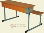 Classroom Furniture of Wooden School Desk and Chair (SF-58D)