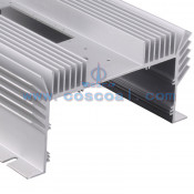 Clear Anodized Aluminium/Aluminum Extruded Industrial Profile