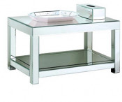 Coffee Table with Glass Mirrored Furniture