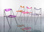 Colored Folding Acrylic Chair (KC099)