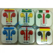 Colorful Fashion 2014 World Cup Sport Earphone