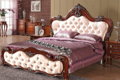 Comfortable Bedroom Furniture Leather Bed (LF-721)
