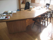 Consolidated Bamboo Meeting Table Working Studio Desk