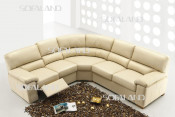 Corner Leather Sofa (613)