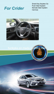 Crider Entry Keyless Go Smart Key Push Button Remote Start Can-Bus Alarm for Honda