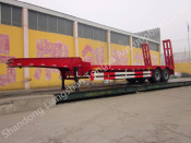 Ctac Brand Two-Axles 30tons Low Bed Semi Trailer with Ladders (CTY042)