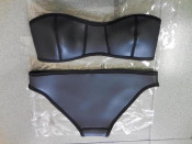 Customized Sexy Women Neoprene Material Strapless Bikinis
