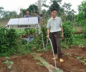 DC Solar Water Pump for Flower