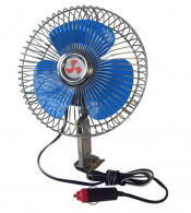 DC12V 8 Inch Fan Blade Oscillating Car Fan