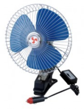 DC12V Mini Half Closed Oscillating Car Fan