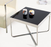Designer Furniture Chrome End Side Coffee Table