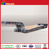 Detachable Gooseneck Front Loading Low Bed Trailer