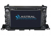 Digital Panel Car DVD for Toyota for Xu50 Kluger 2014 2015