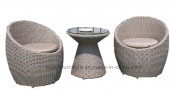 Dining Furniture Rattan Wicker Dining Table and Dining Chair (S285; C085)