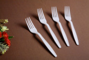 Disposable Cutlery Disposable Fork One-Time Fork Plastic Fork
