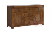 Distressed Solid Oak Wooden Furniture Dining Furniture Cabinet Large Sideboard (RCLSB)