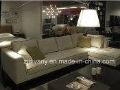 Divany Modern White Fabric Sofa Living Room Sofa (D-68)
