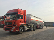 Dongfeng 6*4 Tractor and The 3 Axles Fuel Tank Semi Trailer for Sale