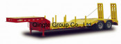 Double Axles Lowbed Semi Trailer (QDT5101ZBSE)