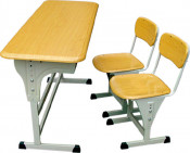 Double Desk and Chair/High Student Desk and Chair/School Furniture (SF-53)