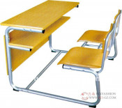 Double Desk and Chair/High Student Desk and Chair/School Furniture (SF-57)