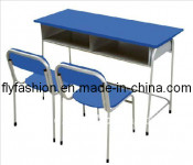 Double Desk and Chair/Lesson Chairs Guangzhou/School Furniture (SF-29d)