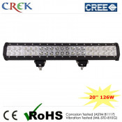 Double Row Car CREE LED Light Bar Black 126W 20inch 6000-6500k (CK-BC22103)
