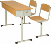 Double School Desk and Chair (SF-57)