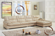 Dragon Mart Dubai L Shape Leather Sofa (L. P. 2807)