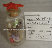 Drift Glass Bottle Wooden Decoration Marine Gifts (DA105-4)