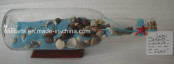 Drift Glass Bottle Wooden Decoration Marine Gifts (DA501)