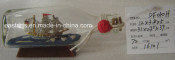 Drift Glass Bottle Wooden Decoration Marine Gifts (DF010H)