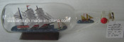 Drift Glass Bottle Wooden Decoration Marine Gifts (DF011B)