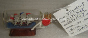 Drift Glass Bottle Wooden Decoration Marine Gifts (DF2010-5)