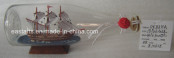 Drift Glass Bottle Wooden Decoration Marine Gifts (DF834A)