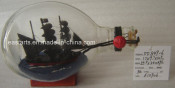 Drift Glass Bottle Wooden Decoration Marine Gifts (DF849-6)