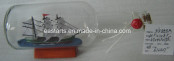 Drift Glass Bottle Wooden Decoration Marine Gifts (DF858A)