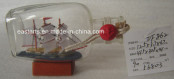 Drift Glass Bottle Wooden Decoration Marine Gifts (DF862)