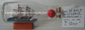 Drift Glass Bottle Wooden Decoration Marine Gifts (DF863D)