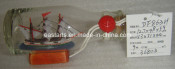 Drift Glass Bottle Wooden Decoration Marine Gifts (DF863H)