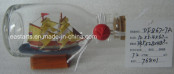 Drift Glass Bottle Wooden Decoration Marine Gifts (DF867-7A)