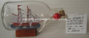 Drift Glass Bottle Wooden Decoration Marine Gifts (DF868-9)